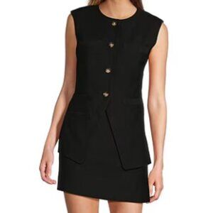 Antonio Melani Noa Textured Cotton Mini Coordinating A-Line Skirt